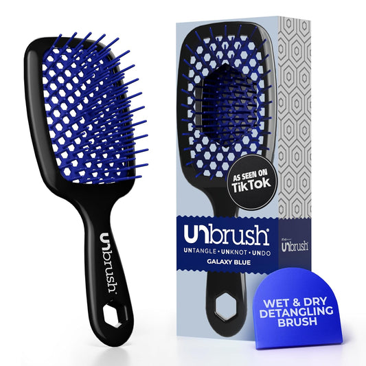 UNbrush DETANGLING BRUSH - BLUE N.O.S. Barber Supply