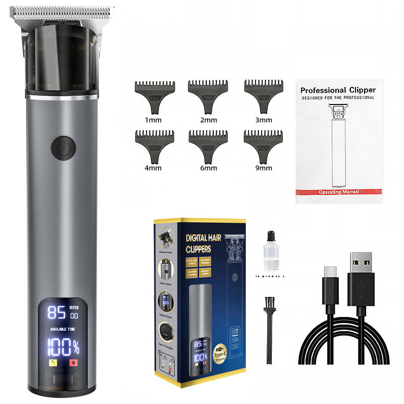 Hair clipper hair clipper electric hair clipper oil cutting head carving bald head, hair clipper American Smart