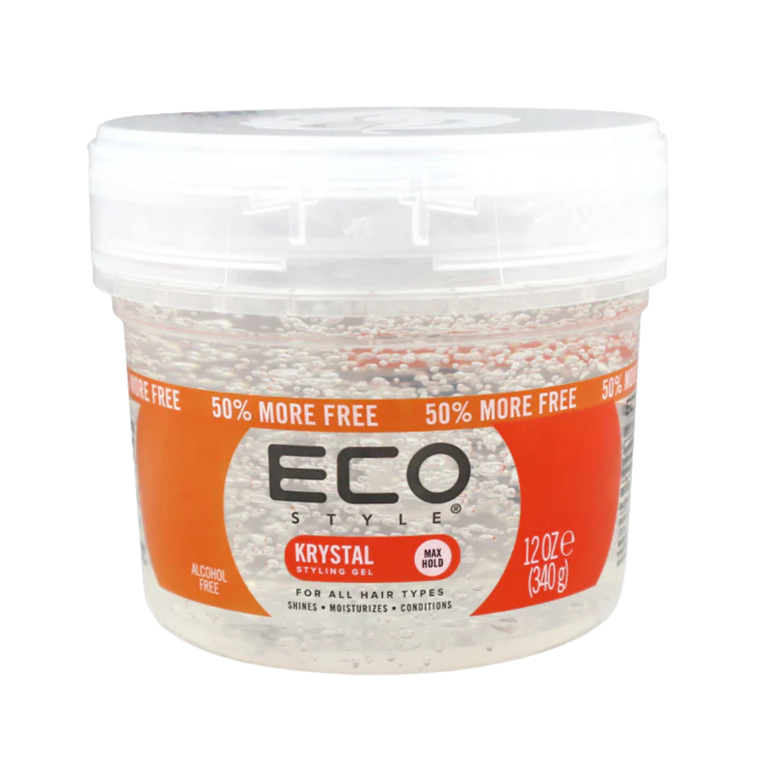 Eco Style Krystal Styling Gel Max Hold (12oz) Farmacias Savia