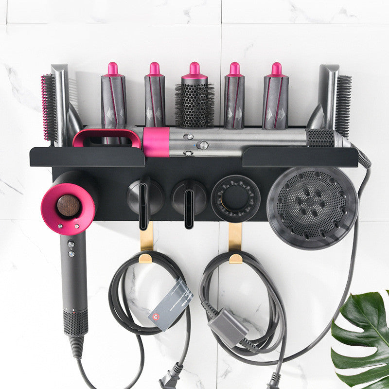 Curling Rod Storage Rack Barber Shop Hair Dryer Holder My Store