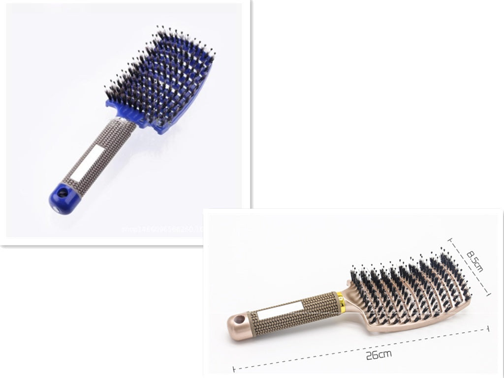 Hairbrush Anti Klit Brushy Haarborstel Women Detangler Hair Brush Bristle Nylon Scalp Massage  Teaser Hair Brush Comb Noventix