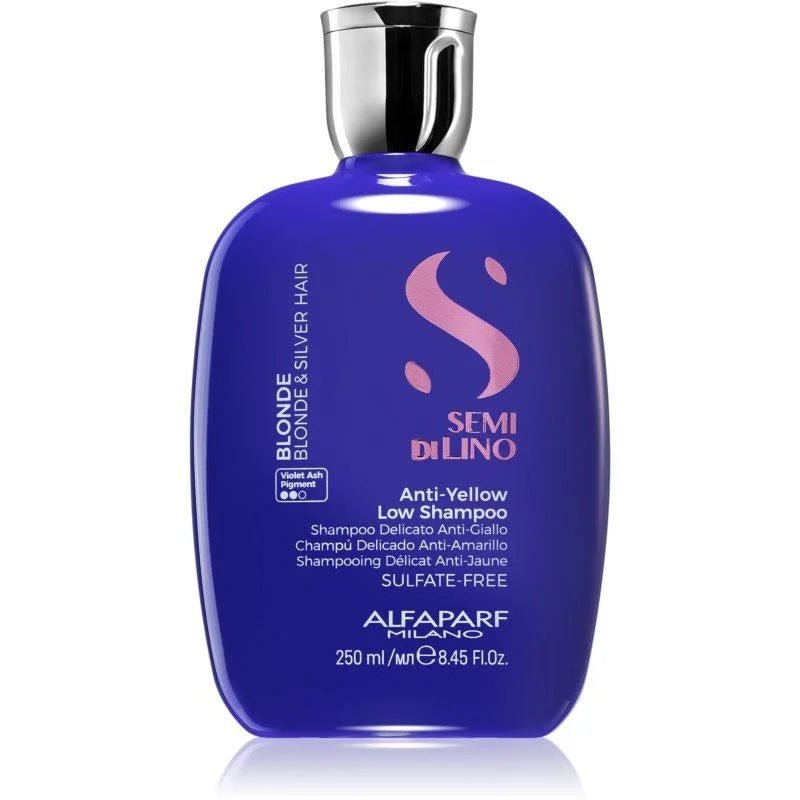 Alfaparf Semi Di Lino Blonde Anti-Yellow Low Shampoo, 8.45 oz VIP Extensions