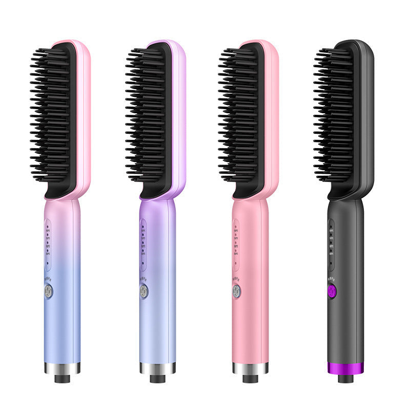 Multifunctional Temperature Control Adjusting Hair Straightening Comb FLIPSTYLEZLLC
