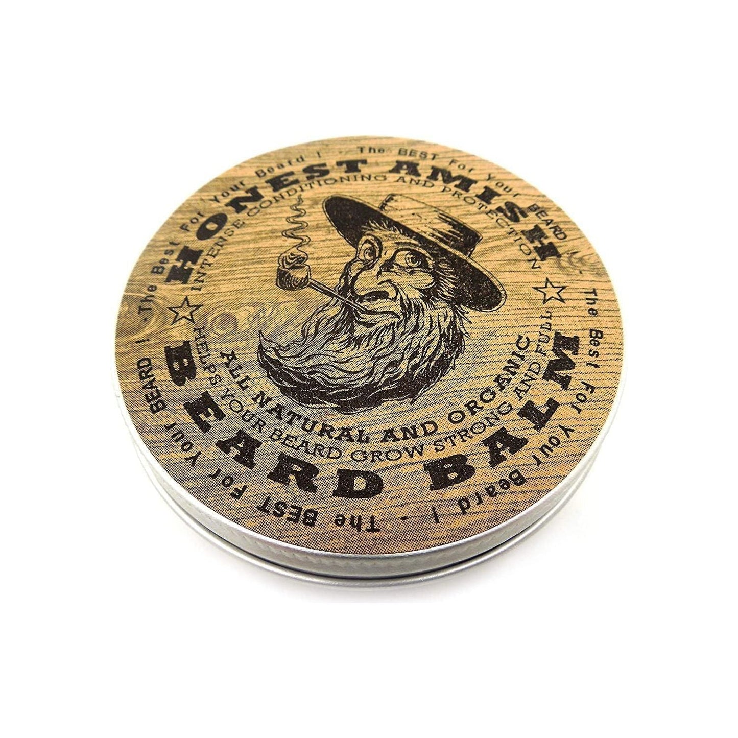 Honest Amish Beard Balm Twist Tin Large 4 Oz Pasteur Pharmacy