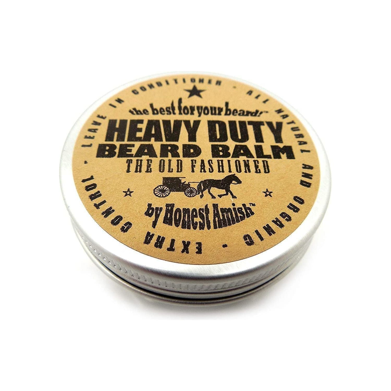 Honest Amish Heavy Duty Beard Balm 2 oz Pasteur Pharmacy