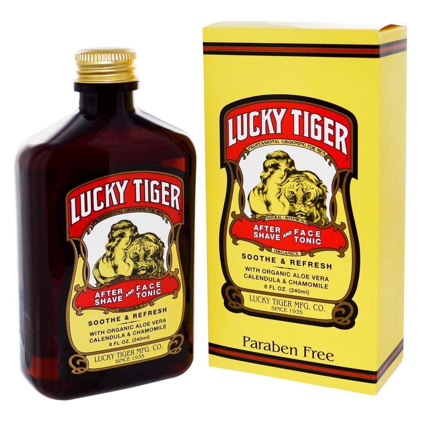 Lucky Tiger After Shave and Face Tonic 8 fl oz Pasteur Pharmacy