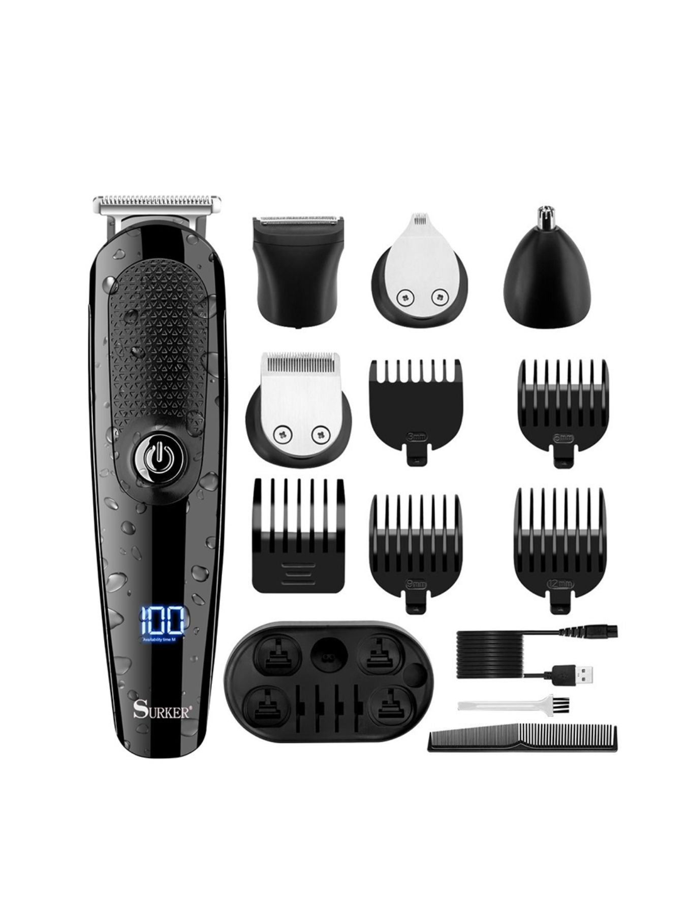 Professional Cordless Hair Clipper Unique Oils
