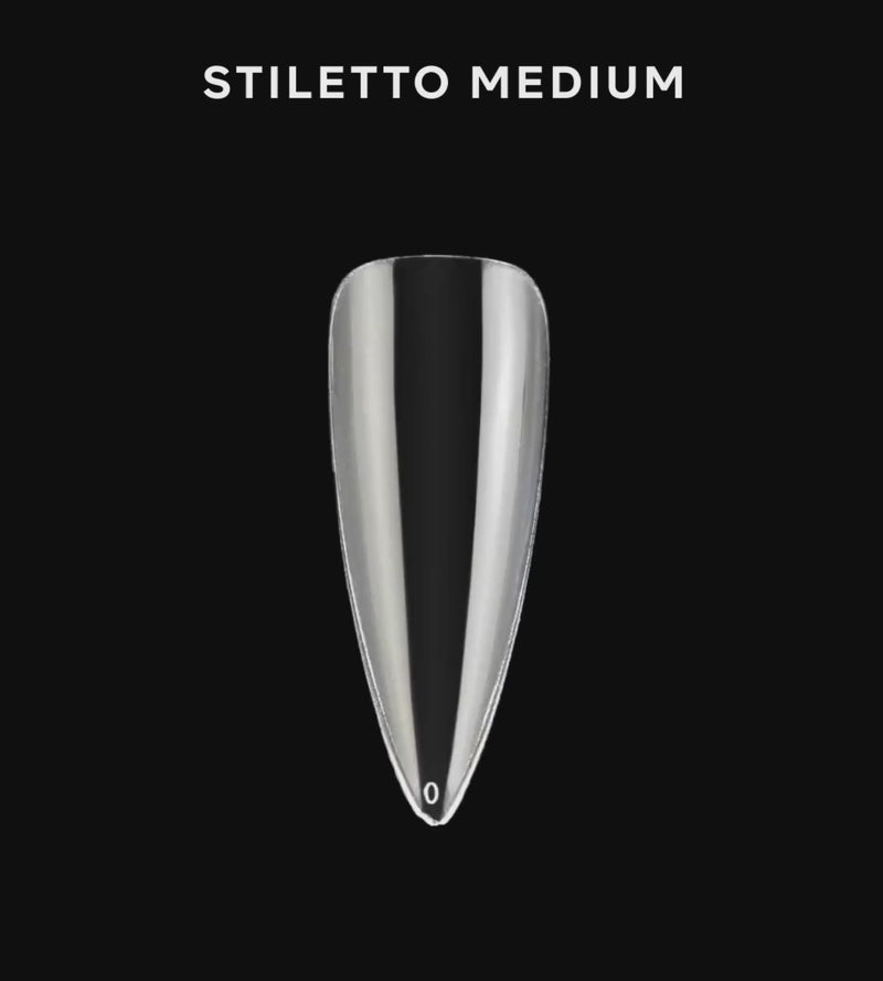 Easy Tips - Stiletto Medium Lunali Nail Supply