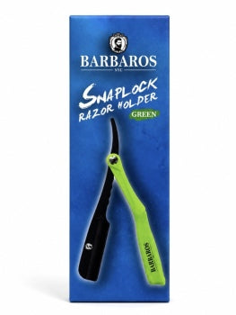 BARBAROS SNAPLOCK RAZOR HOLDER - GREEN N.O.S. Barber Supply