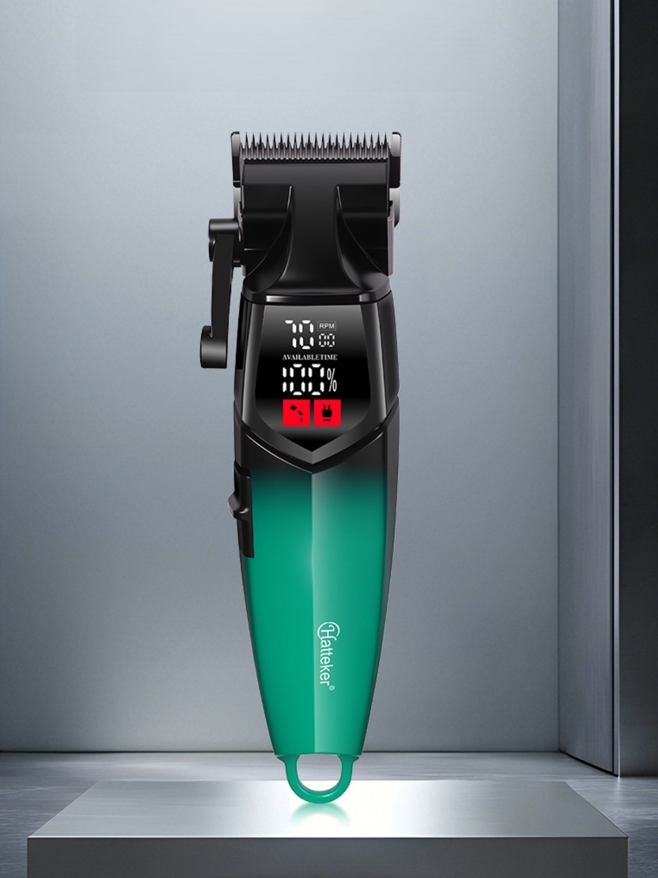 Cordless Hair Clipper with LED Display Unique Oils
