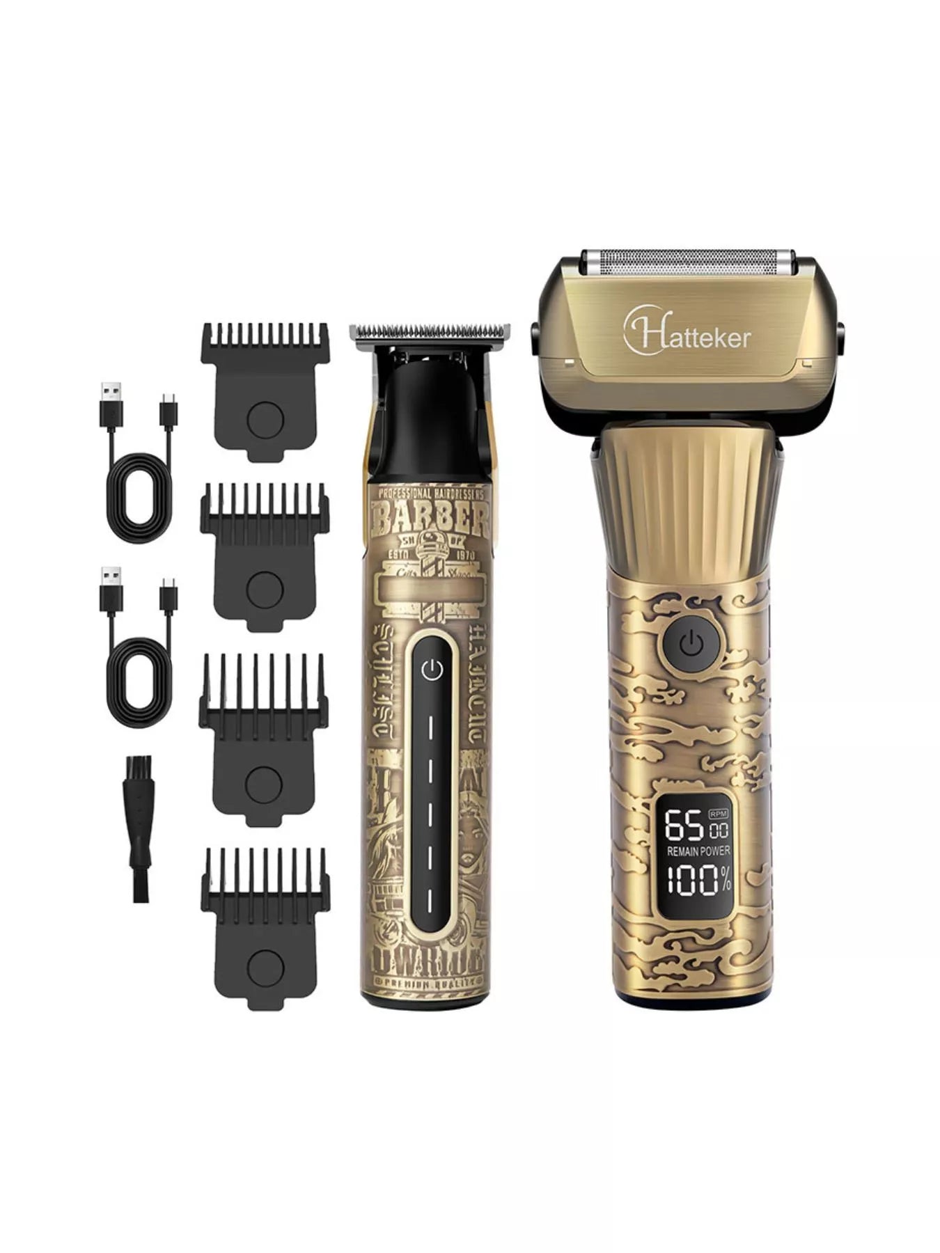 LED Display Hair Clipper Unique Oils