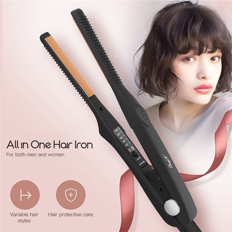 Professional flat iron ceramic hair straightener Elyvora LLC