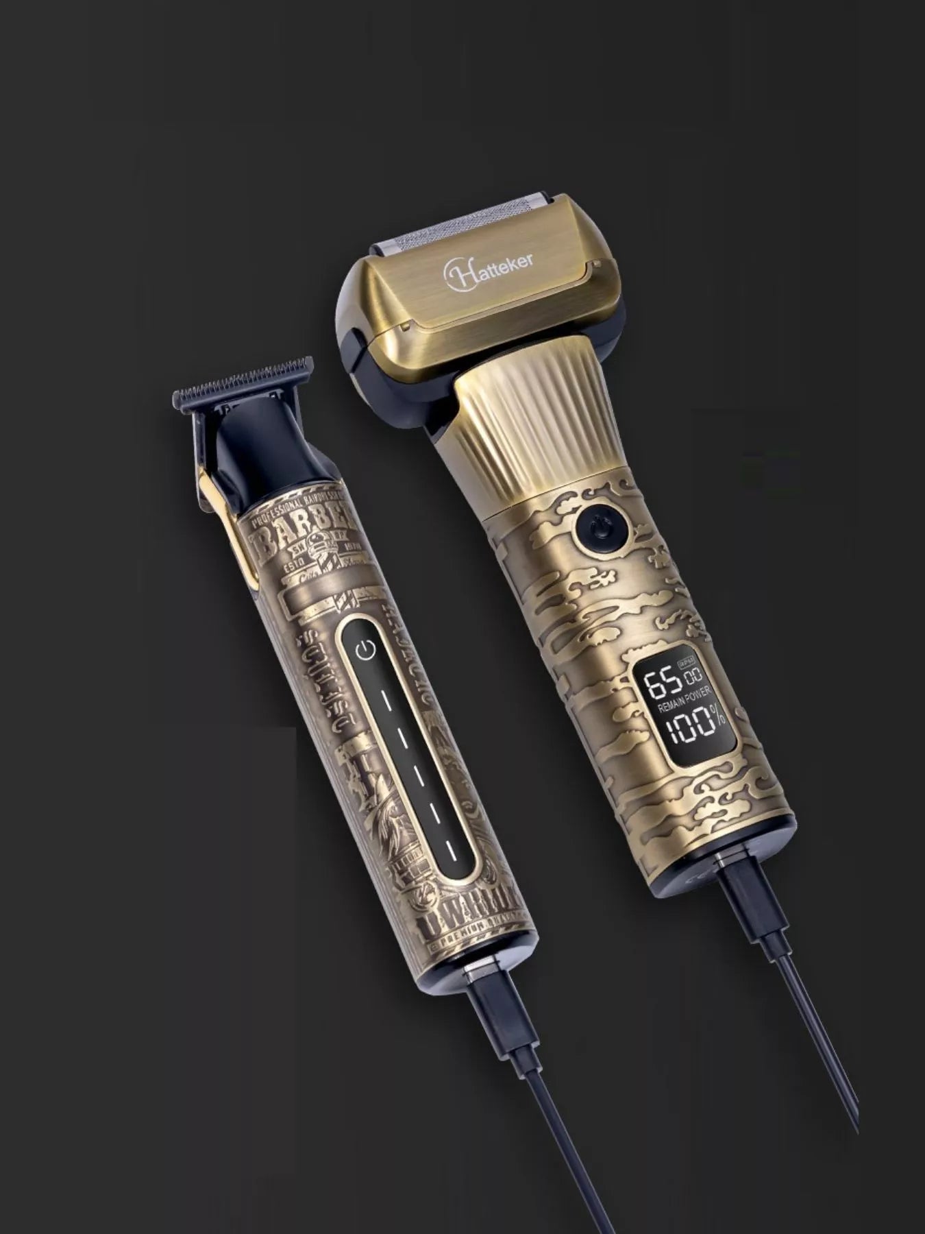 LED Display Hair Clipper Unique Oils