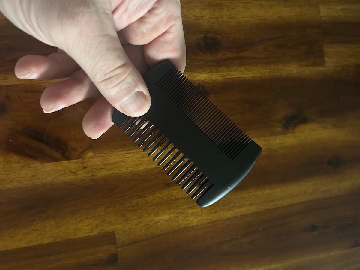 Wicked Wolf Beard Co. Double Sided Comb & Brush Combo set Wicked Wolf Beard Co.