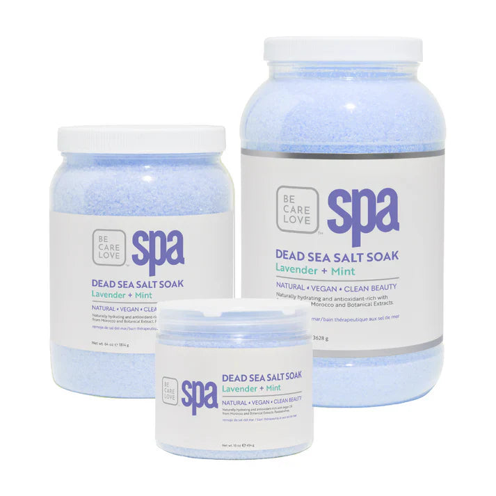 BCL Spa - Lavender + Mint - Dead Sea Salt Soak Queen Nails & Beauty Supplies