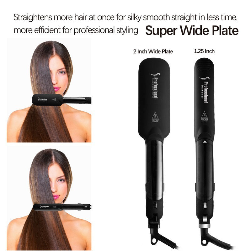 Women's Fashion Infrared Steam Ceramic Hair Straightener FLIPSTYLEZLLC
