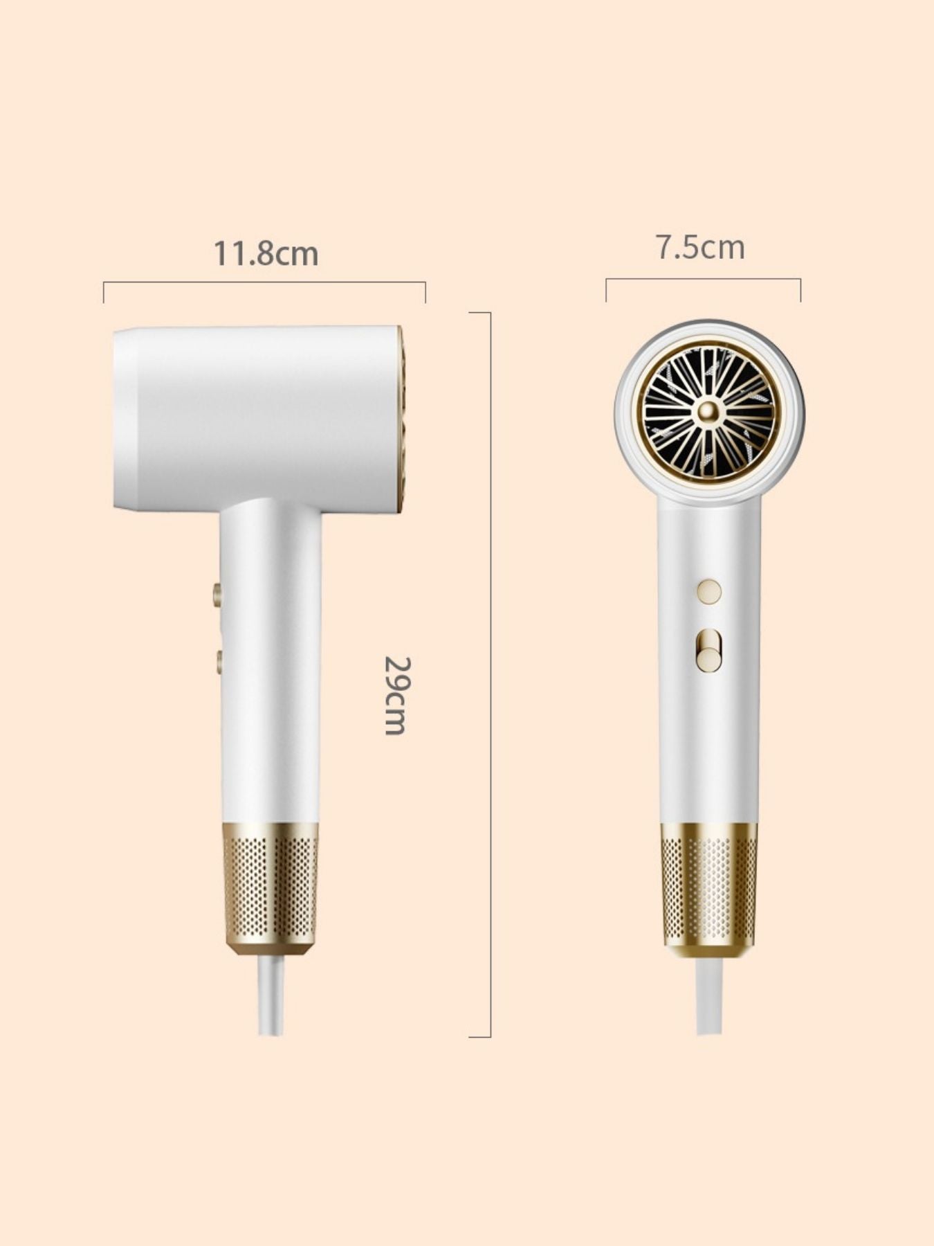 Low Noise Household Hair Dryer Unique Oils