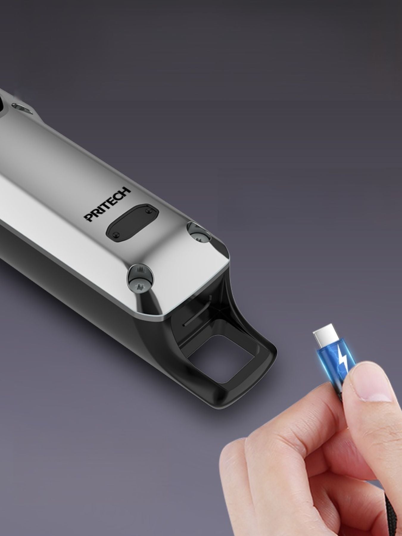 Cordless Hair Clipper with LED Display Unique Oils