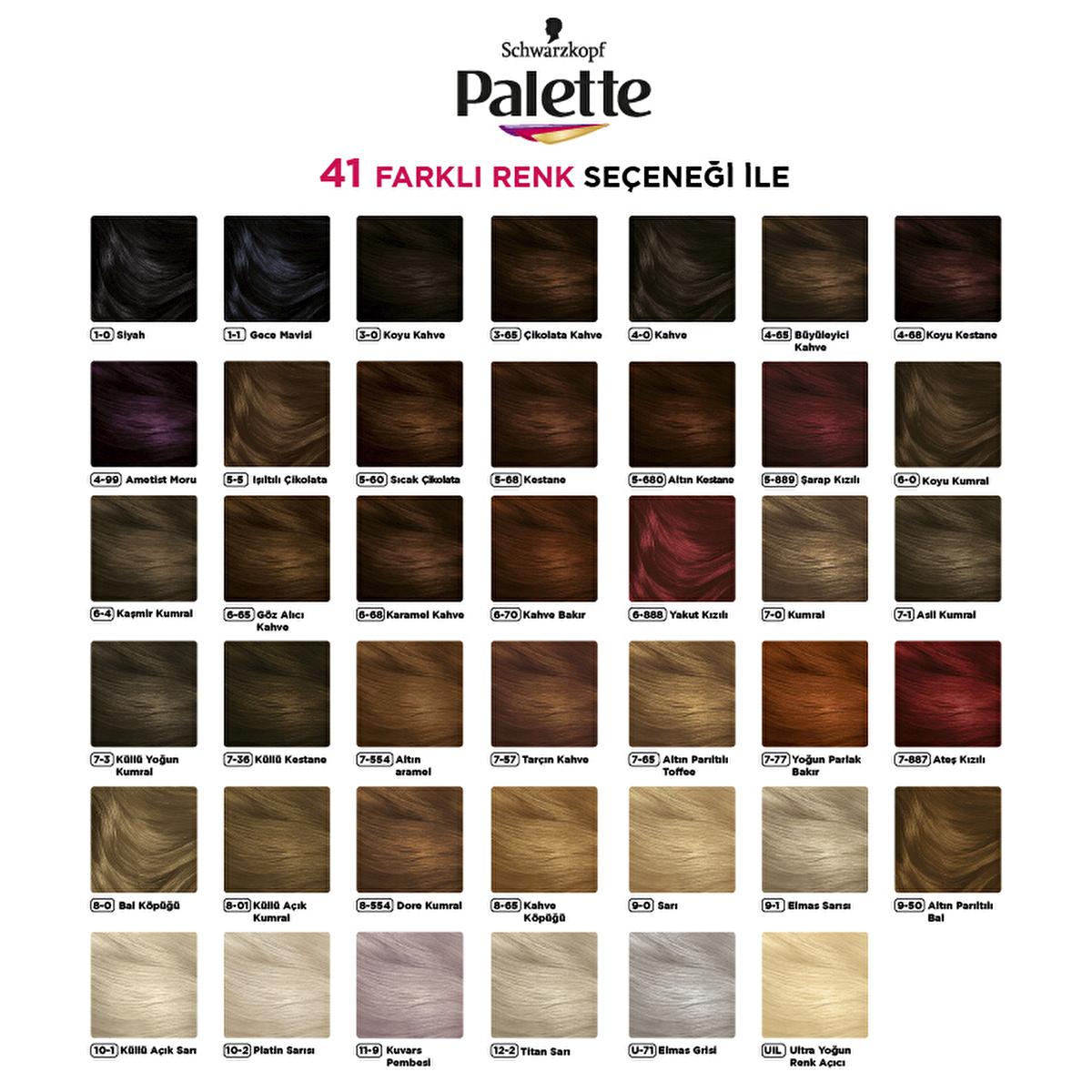Palette Deluxe Hair Dye 9-0 Blonde - Long-Lasting Rich Color & Nourishment Beauty Care Bag