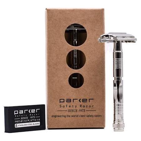Parker 90R Long Handle Double-Edge Safety Razor Pasteur Pharmacy