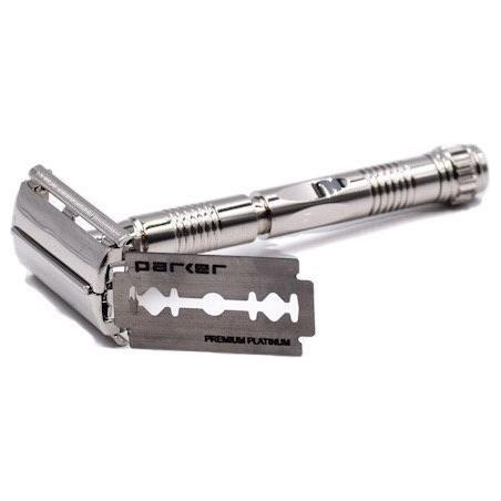 Parker 90R Long Handle Double-Edge Safety Razor Pasteur Pharmacy