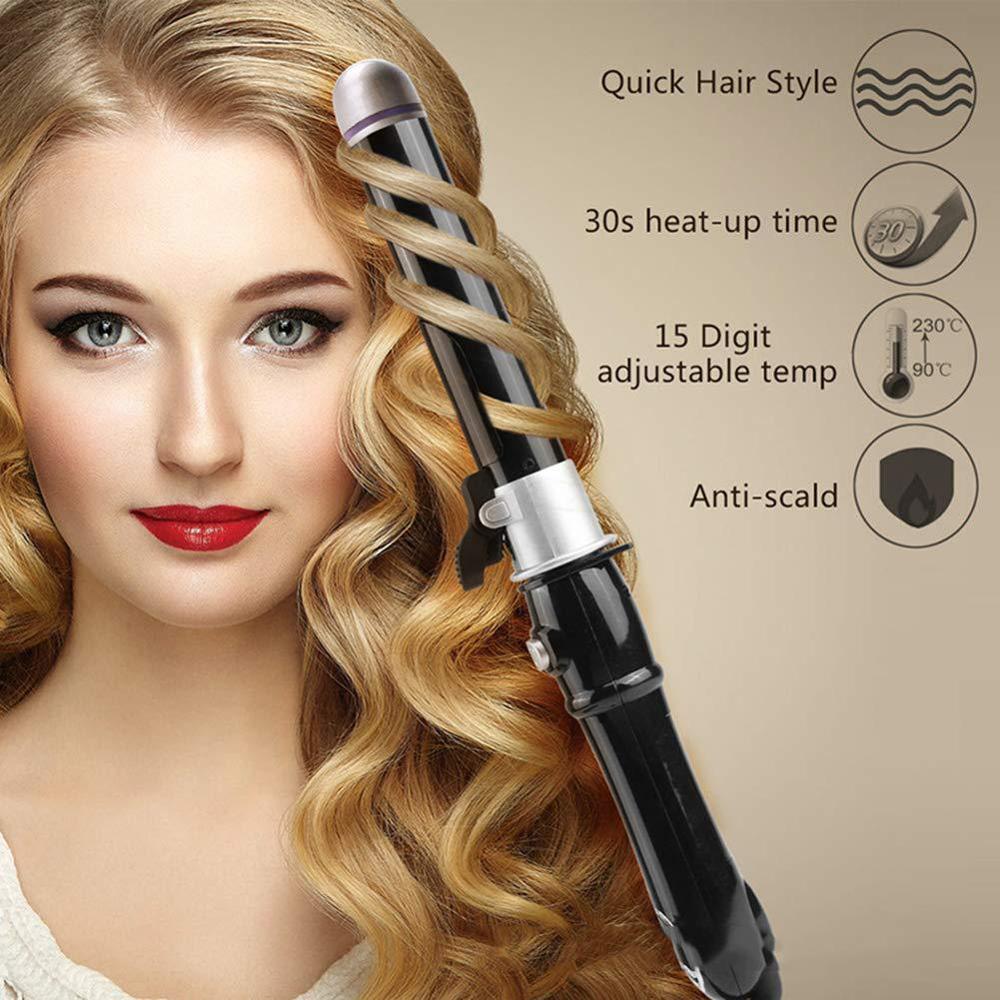 Otating Curling Iron Curling Wand Automatic Hair Curler 30s Instant Heat Auto Hair Waver Hair Styling Irons Elyvora LLC