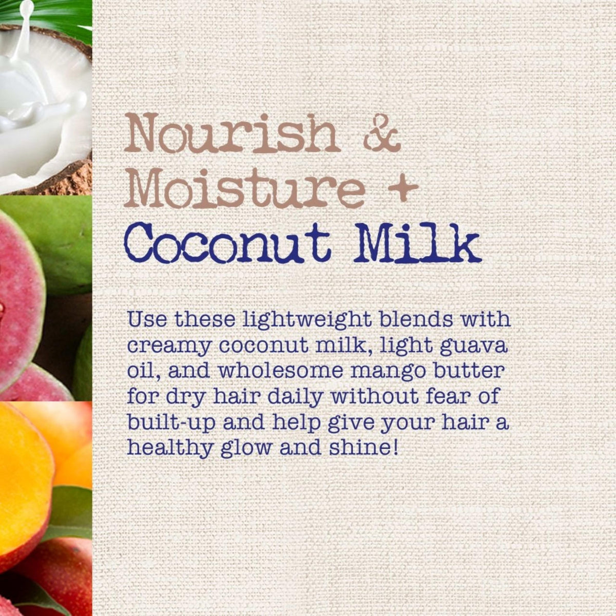 Maui Moisture Nourishing + Coconut Milk Hair Conditioner for Dry Hair - 13.01 fl oz Beauty Care Bag