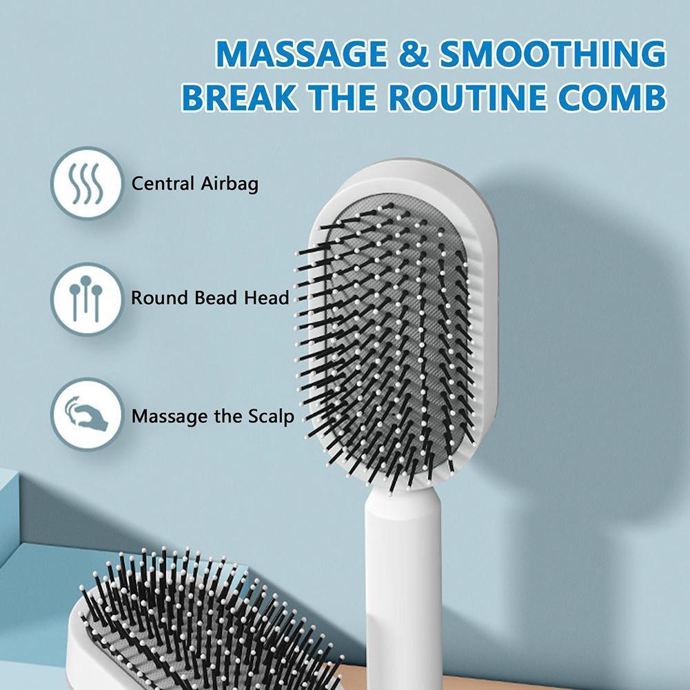 3D Air Cushion Massager Hairbrush with Self-Cleaning Feature Sell My Stuff