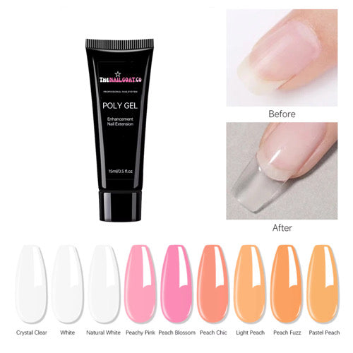 Self-Leveling HEMA/TPO-Free Poly Gel – 0.15 ml / 150 g | TheNailGoatco TheNailGoat.Co