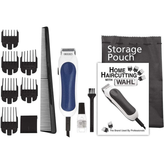 Wahl Mini Pro Corded Clipper and Trimmer Kit - 12 Piece Compact Grooming Set - 9307-MI Balec Group