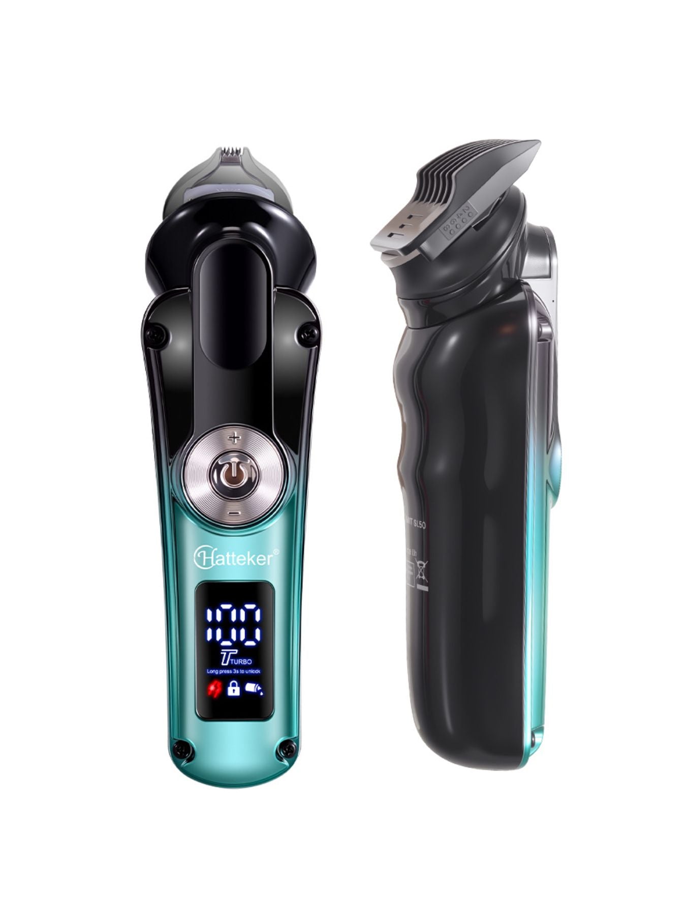 Cordless Hair Clipper with LED Display Unique Oils
