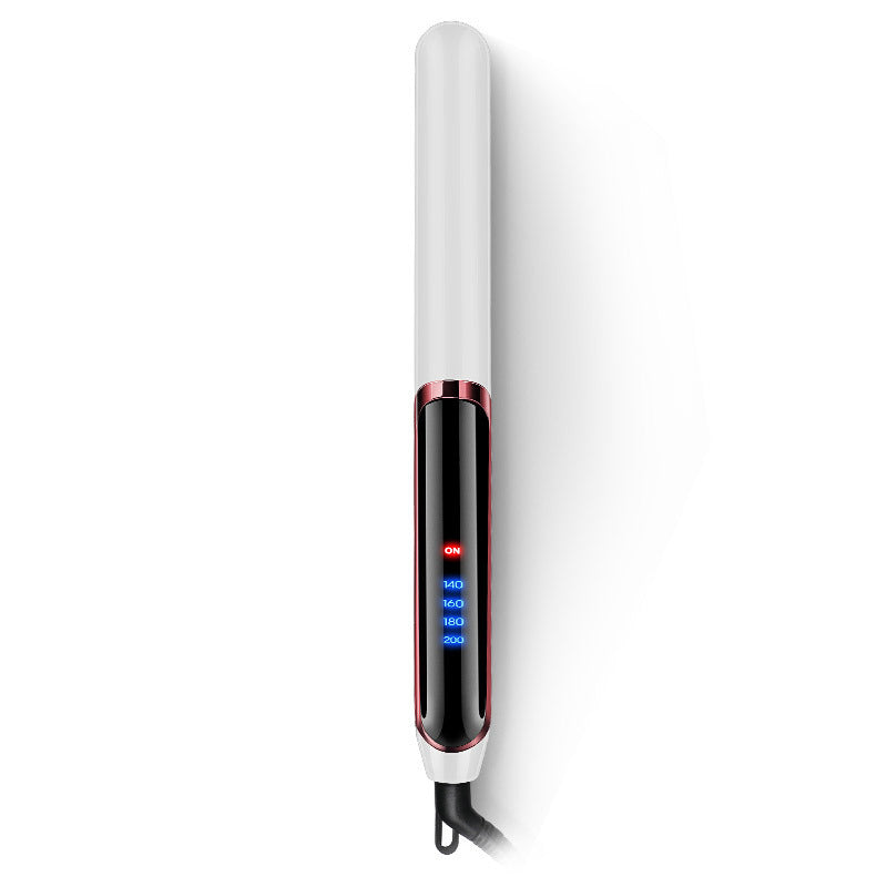 LED display straight hair curling double with curling iron Elyvora LLC