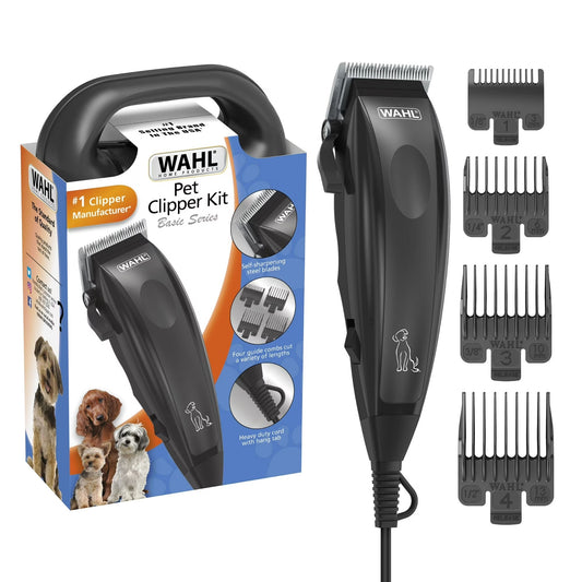 Wahl 10 Piece Pet Clipper Kit - Corded Dog Grooming Set - 9653-1101-MI Balec Group