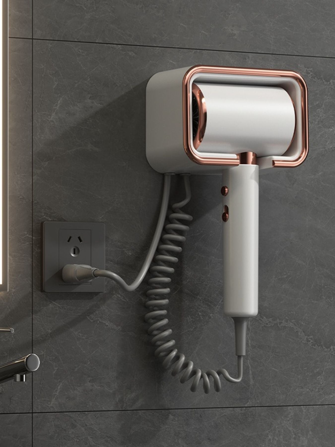 Wall-Mounted Household Hair Dryer Unique Oils