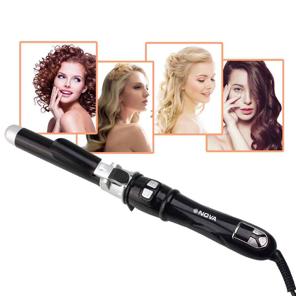 Otating Curling Iron Curling Wand Automatic Hair Curler 30s Instant Heat Auto Hair Waver Hair Styling Irons Elyvora LLC