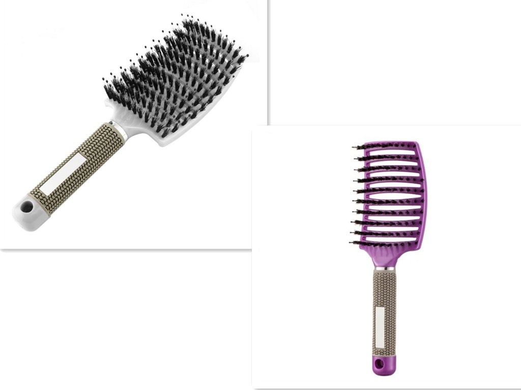 Hairbrush Anti Klit Brushy Haarborstel Women Detangler Hair Brush Bristle Nylon Scalp Massage  Teaser Hair Brush Comb Noventix