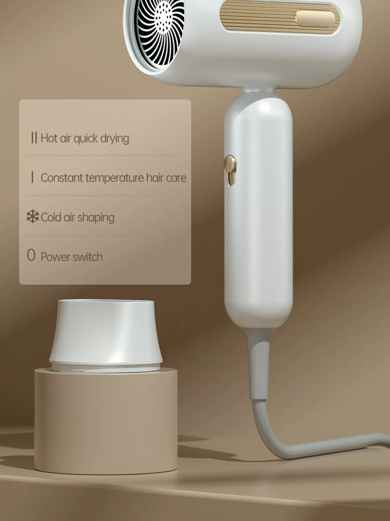 Lightweight Portable Household Hair Dryer Unique Oils