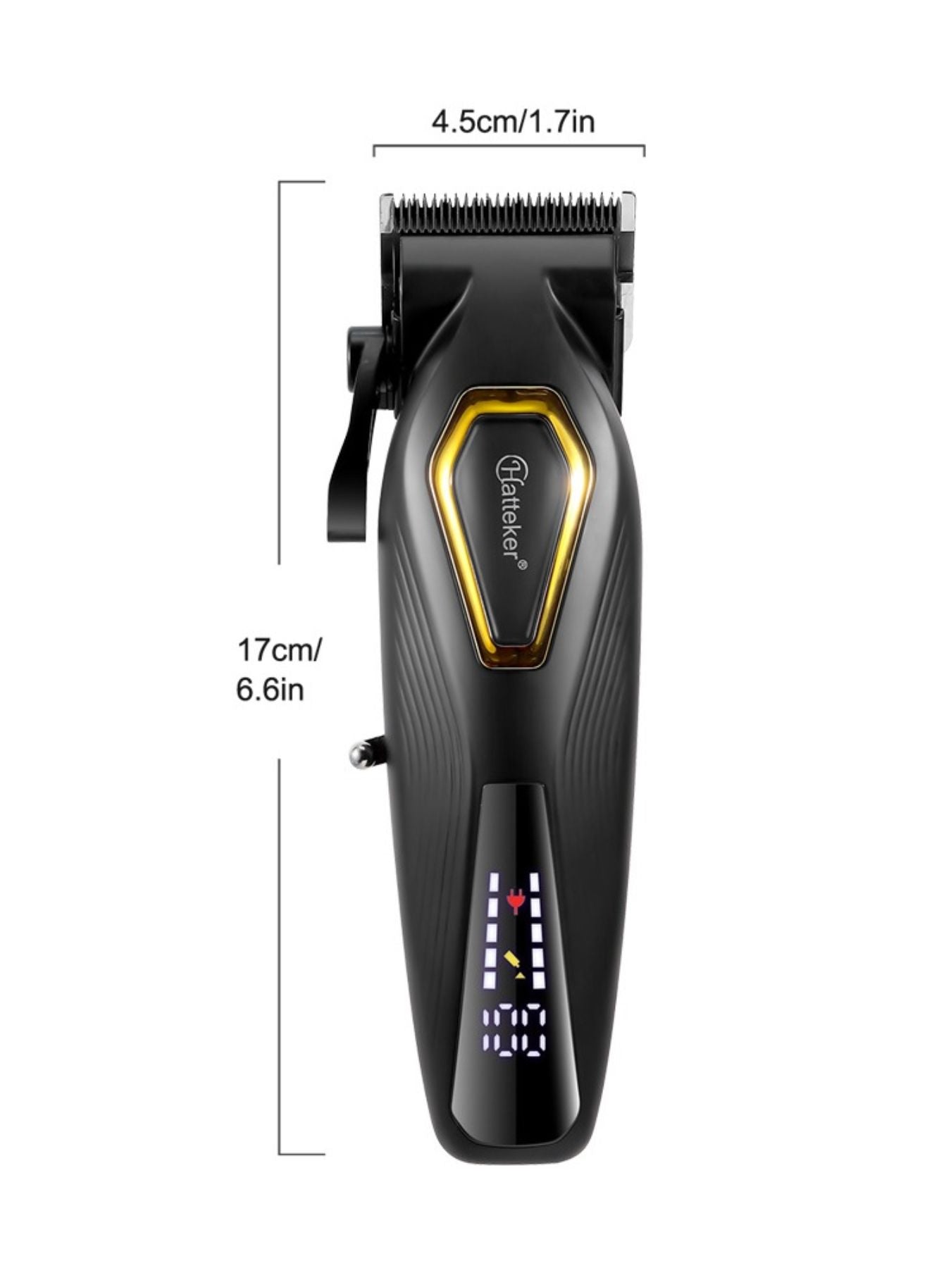 Cordless Hair Clipper with LED Display Unique Oils