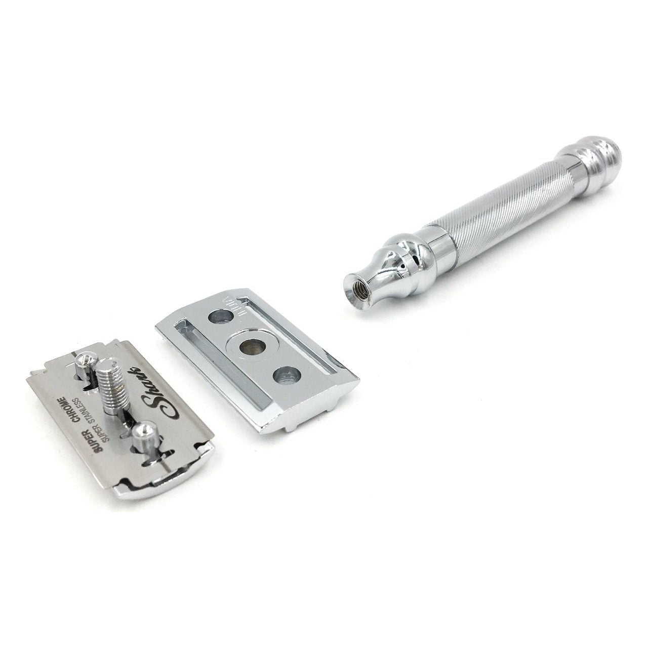 Parker 98R Heavyweigh 3-Piece Double Edge Safety Razor Pasteur Pharmacy