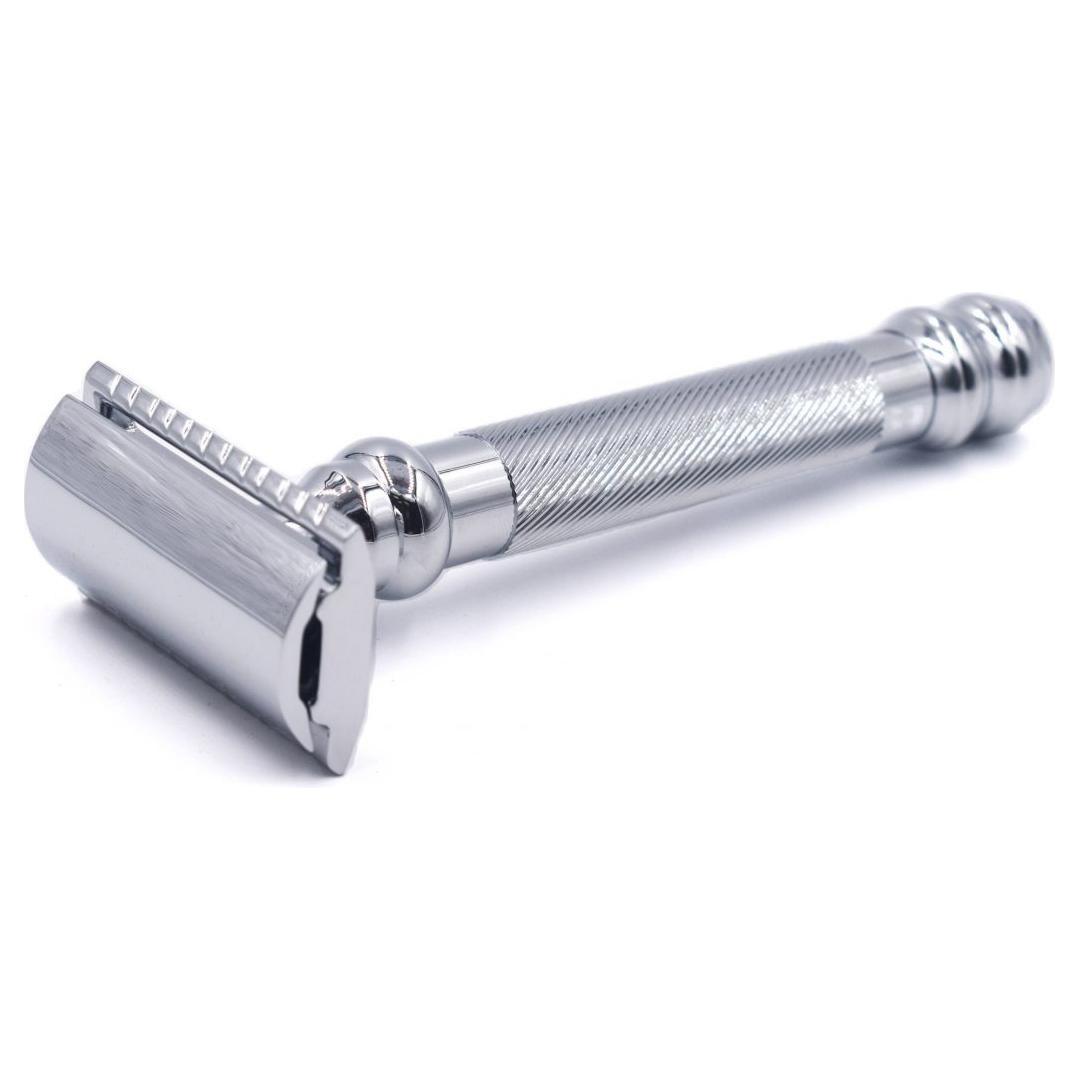 Parker 98R Heavyweigh 3-Piece Double Edge Safety Razor Pasteur Pharmacy