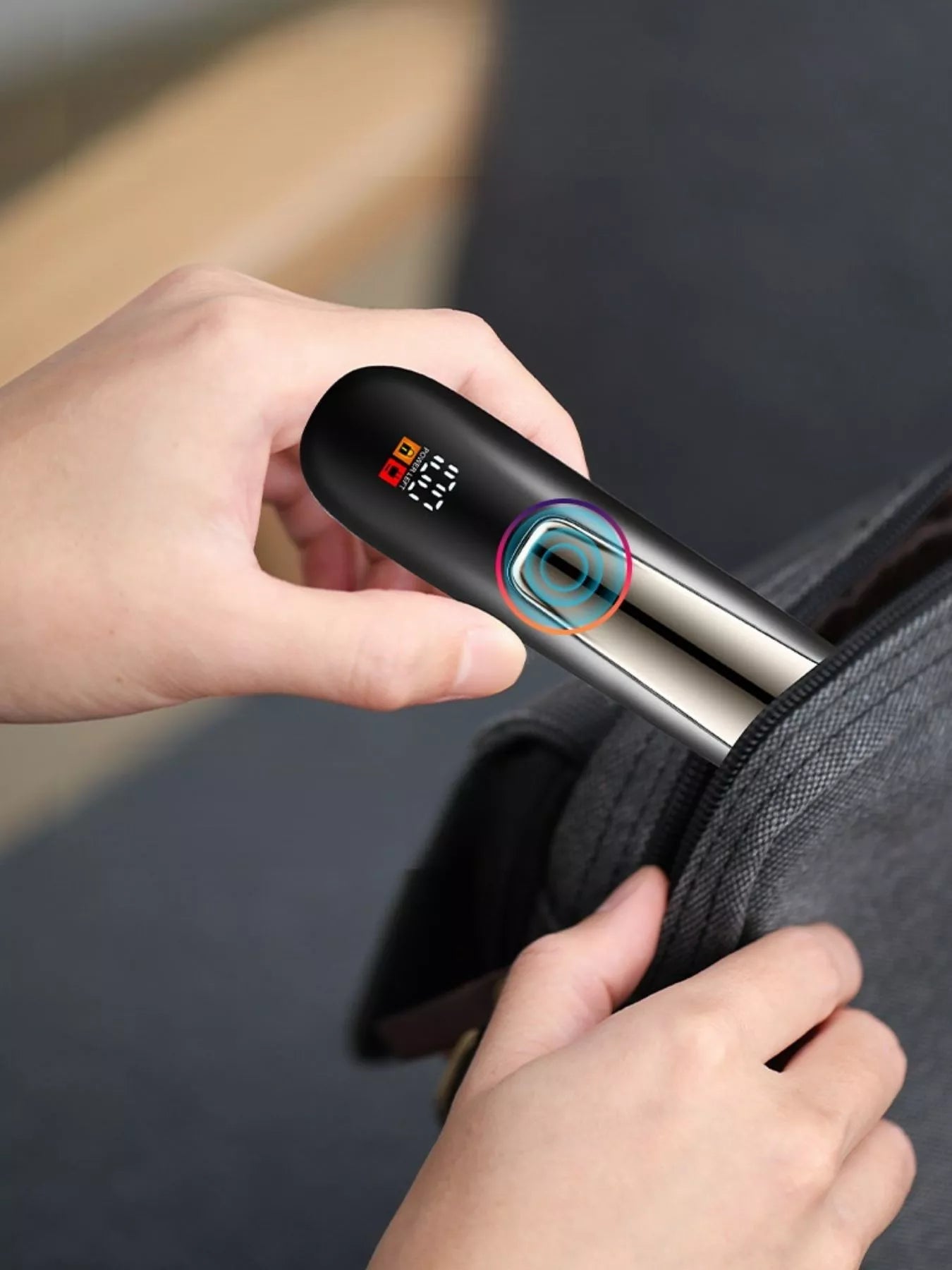 Men's Waterproof Electric Trimmer with LCD & Dock Charging Unique Oils
