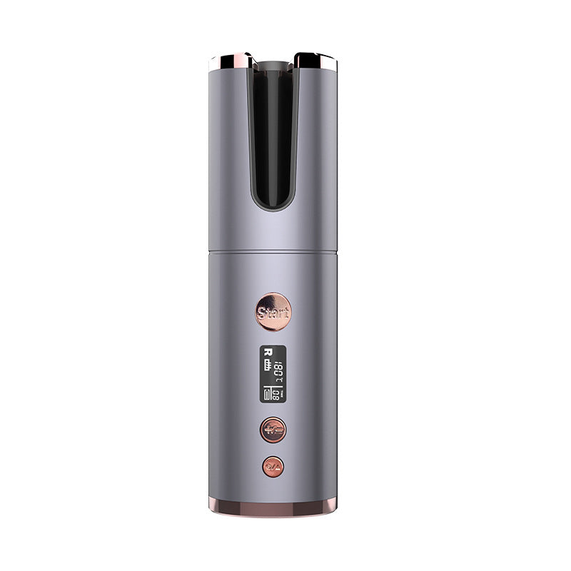Wireless Rechargeable Curling Iron Electric Hair Curler Fully Automatic Rotating Portable Hairdresser Elyvora LLC