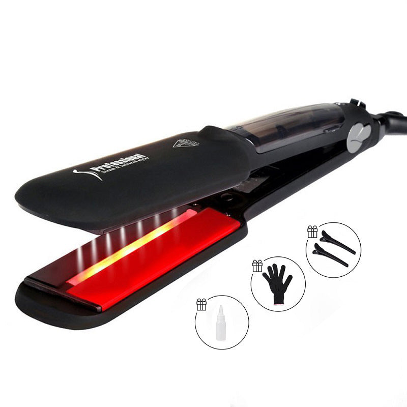 Women's Fashion Infrared Steam Ceramic Hair Straightener FLIPSTYLEZLLC