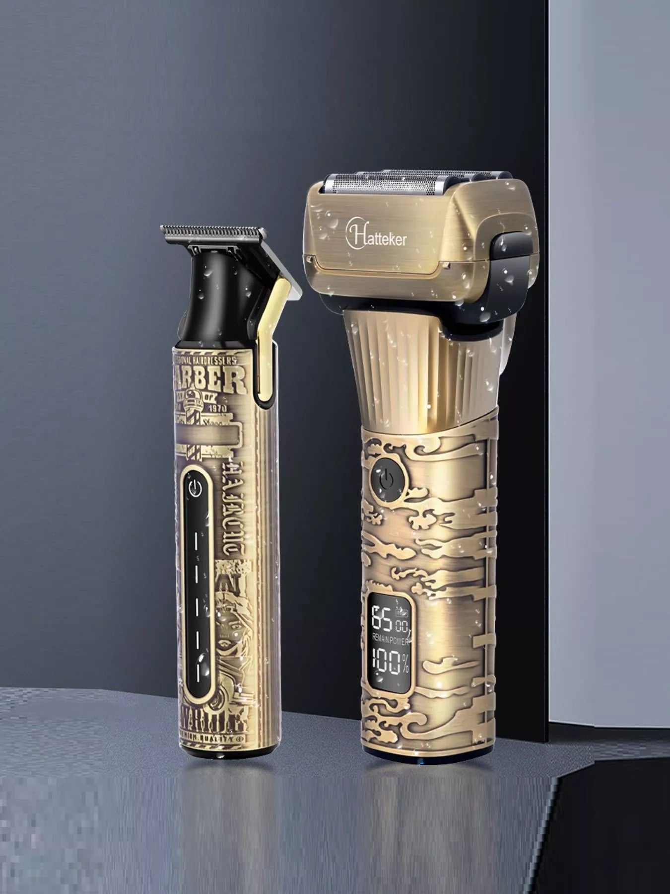 LED Display Hair Clipper Unique Oils