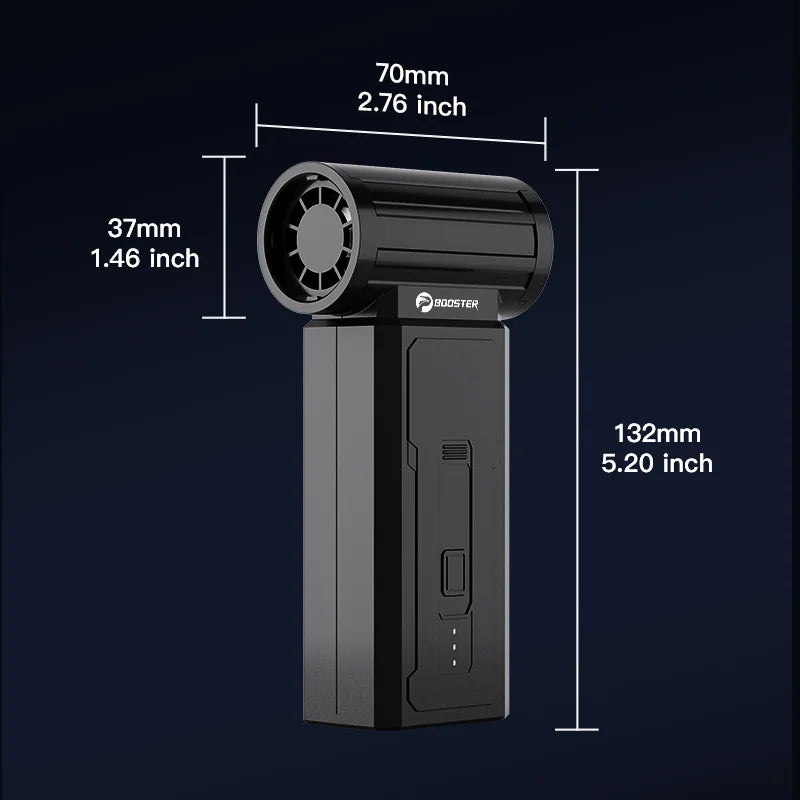 Booster JetFan W01 Power Air Blower Portable Cordless Computer Keyboard Cleaner 100000RPM Brushless Strong Turbo Fan Air Duster Phones Icon