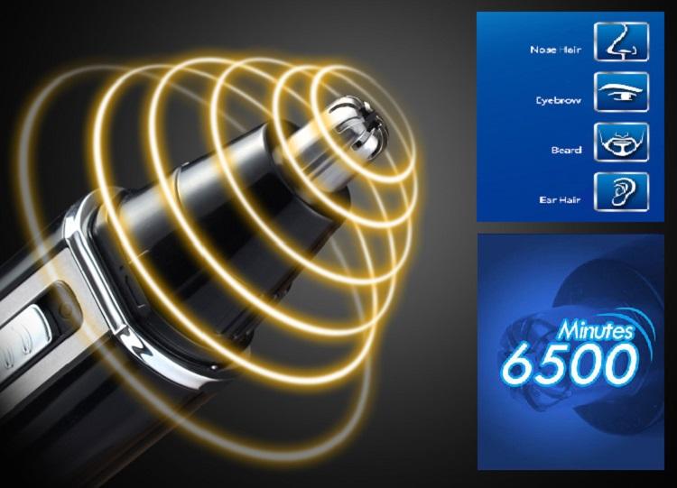 Rechargeable nose hair trimmer for men trimer ear face eyebrow nose hair removal eyebrow Trimmer American Smart