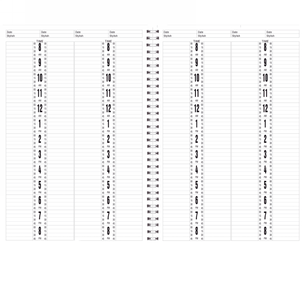 Berkeley Salon Appointment Book 4-Column 150-Pages