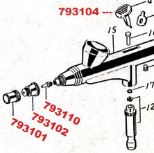 Basic Single Action Airbrush Gun Oasis Supply Company