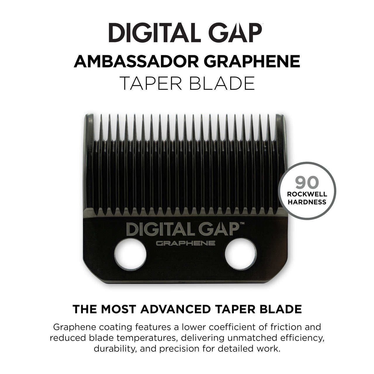 Digital Gap™ Ambassador Graphene Taper Clipper Blade Cocco Hair Professional
