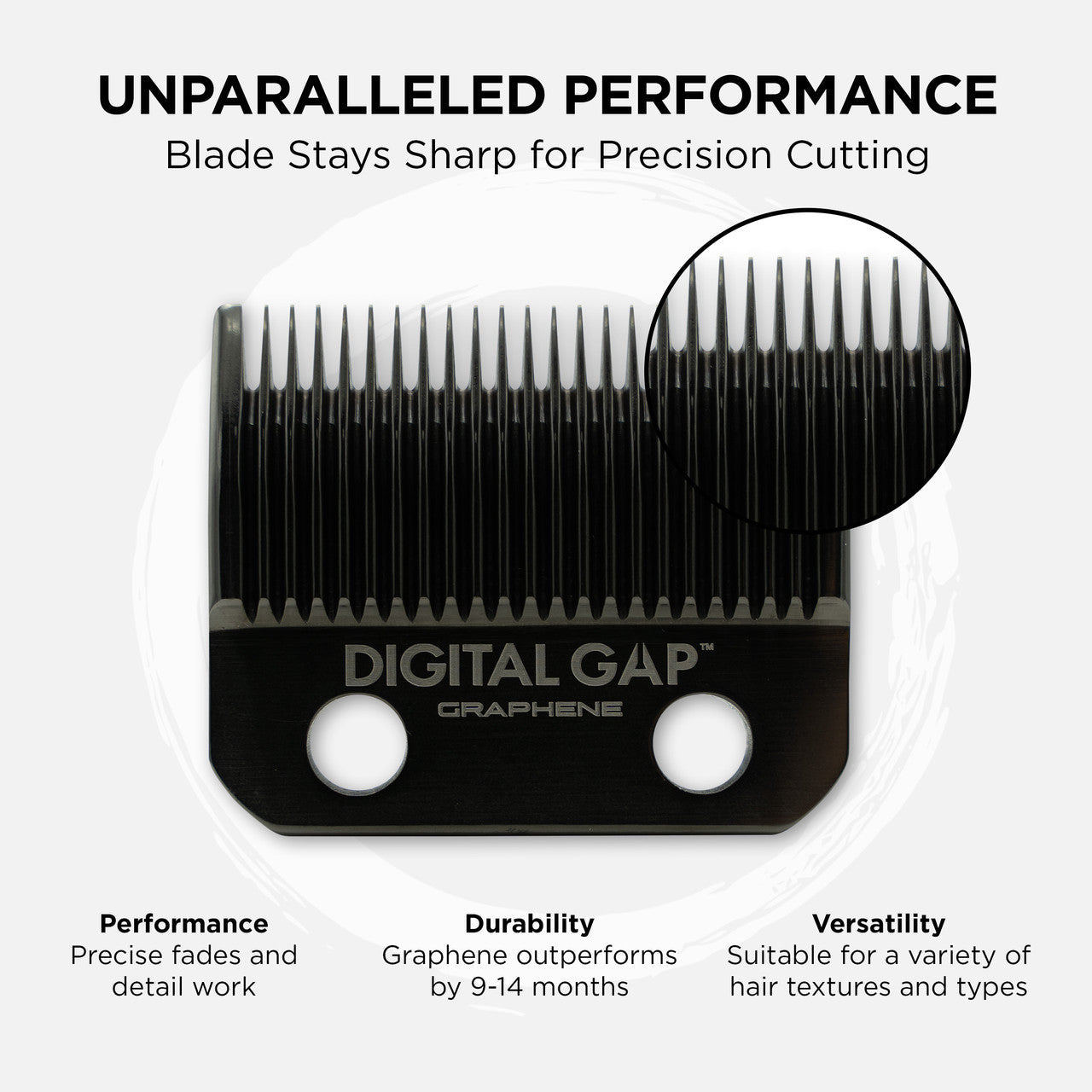Digital Gap™ Ambassador Graphene Taper Clipper Blade Cocco Hair Professional